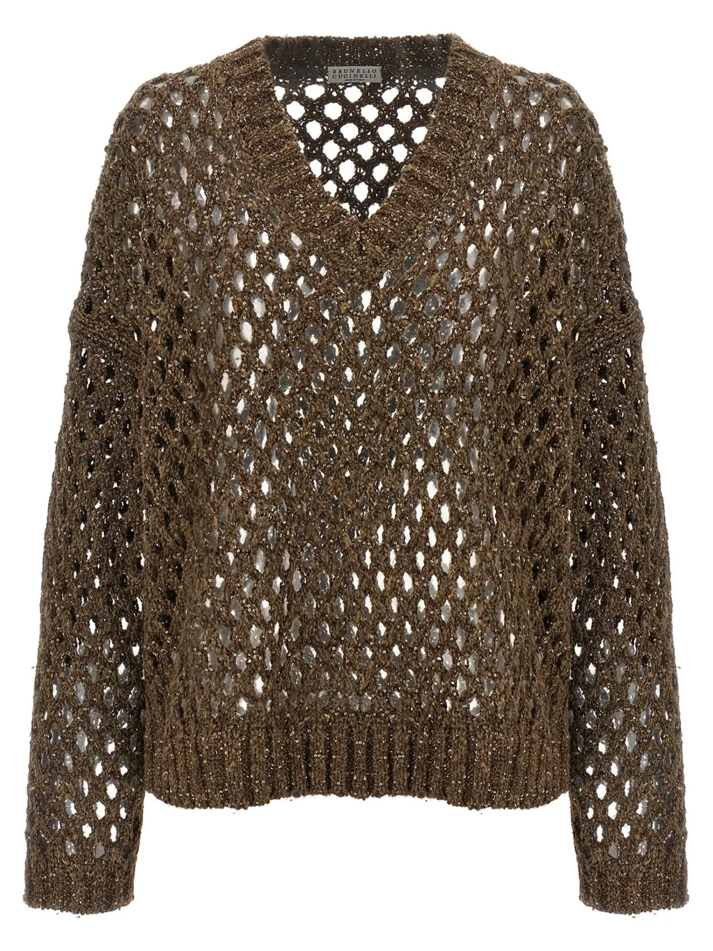 Cut-Out Knitted Jumper