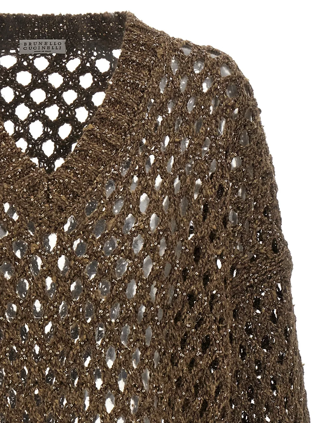 Cut-Out Knitted Jumper