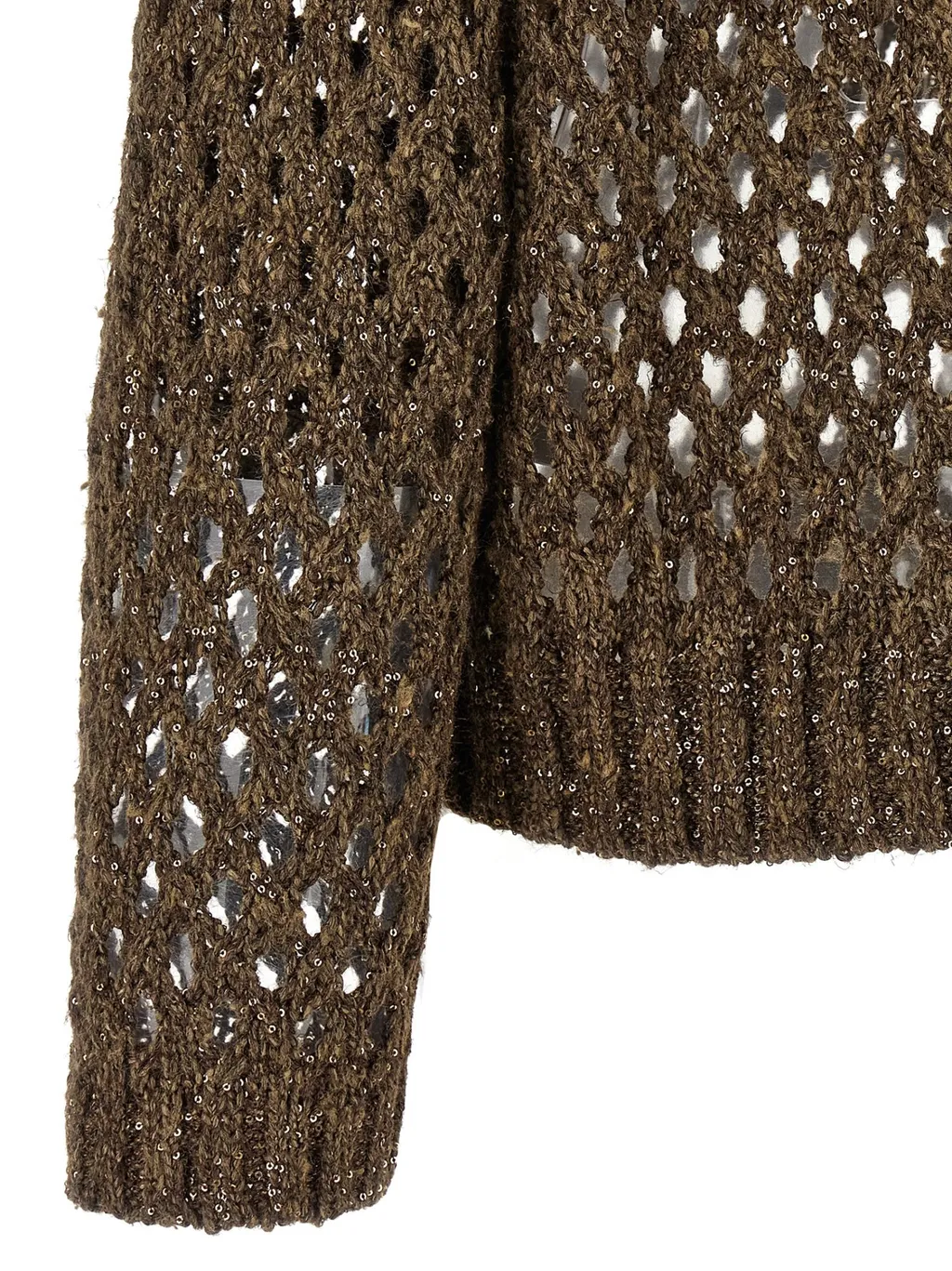 Cut-Out Knitted Jumper