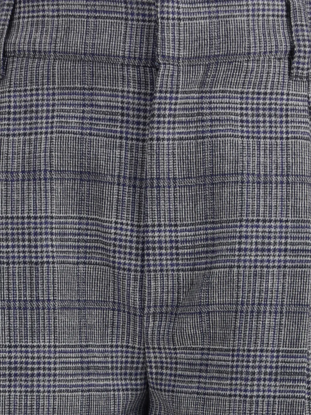 Houndstooth Detailed Pleated Pants