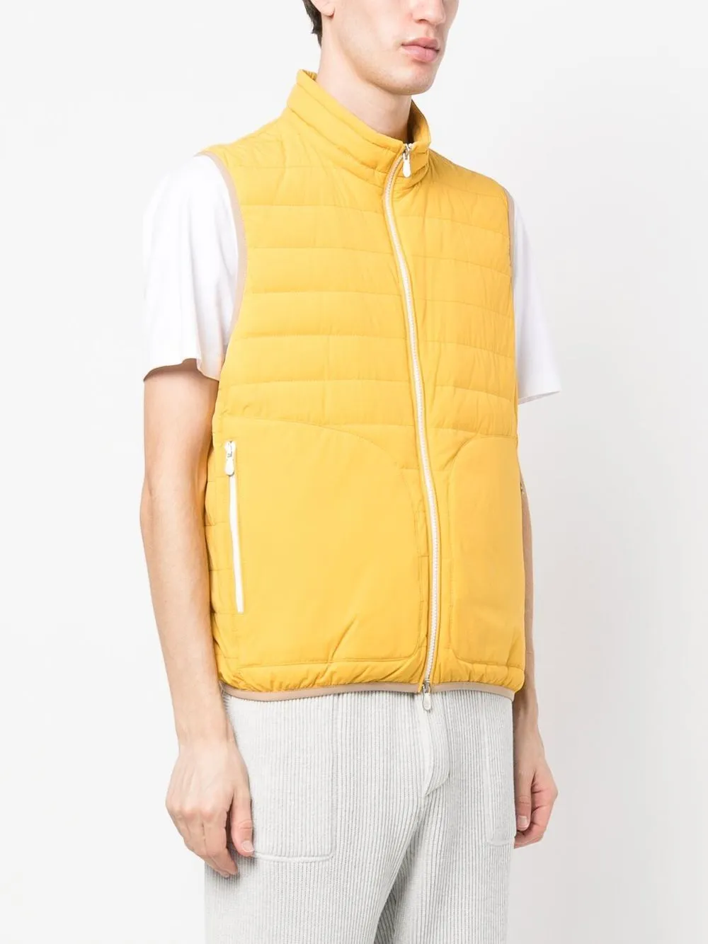 Feather-Down Padded Gilet