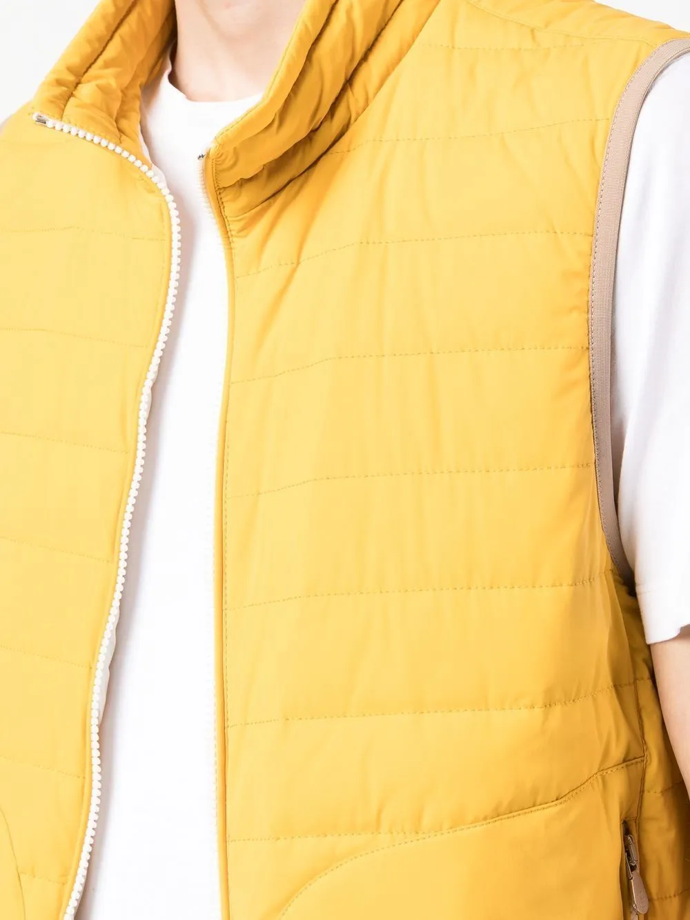 Feather-Down Padded Gilet