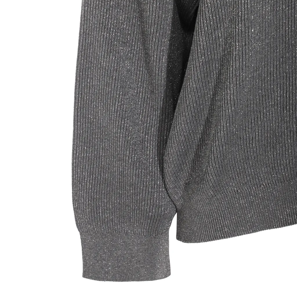Lurex Detailed Crewneck Jumper