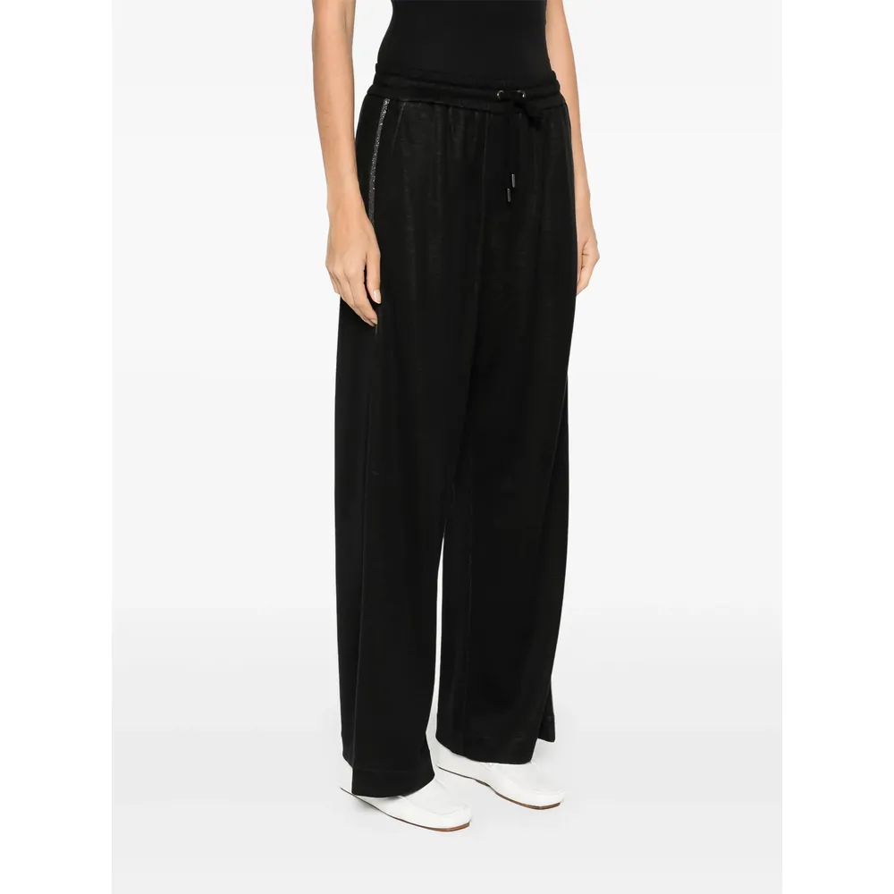 Monili Detailed Drawstring Trousers