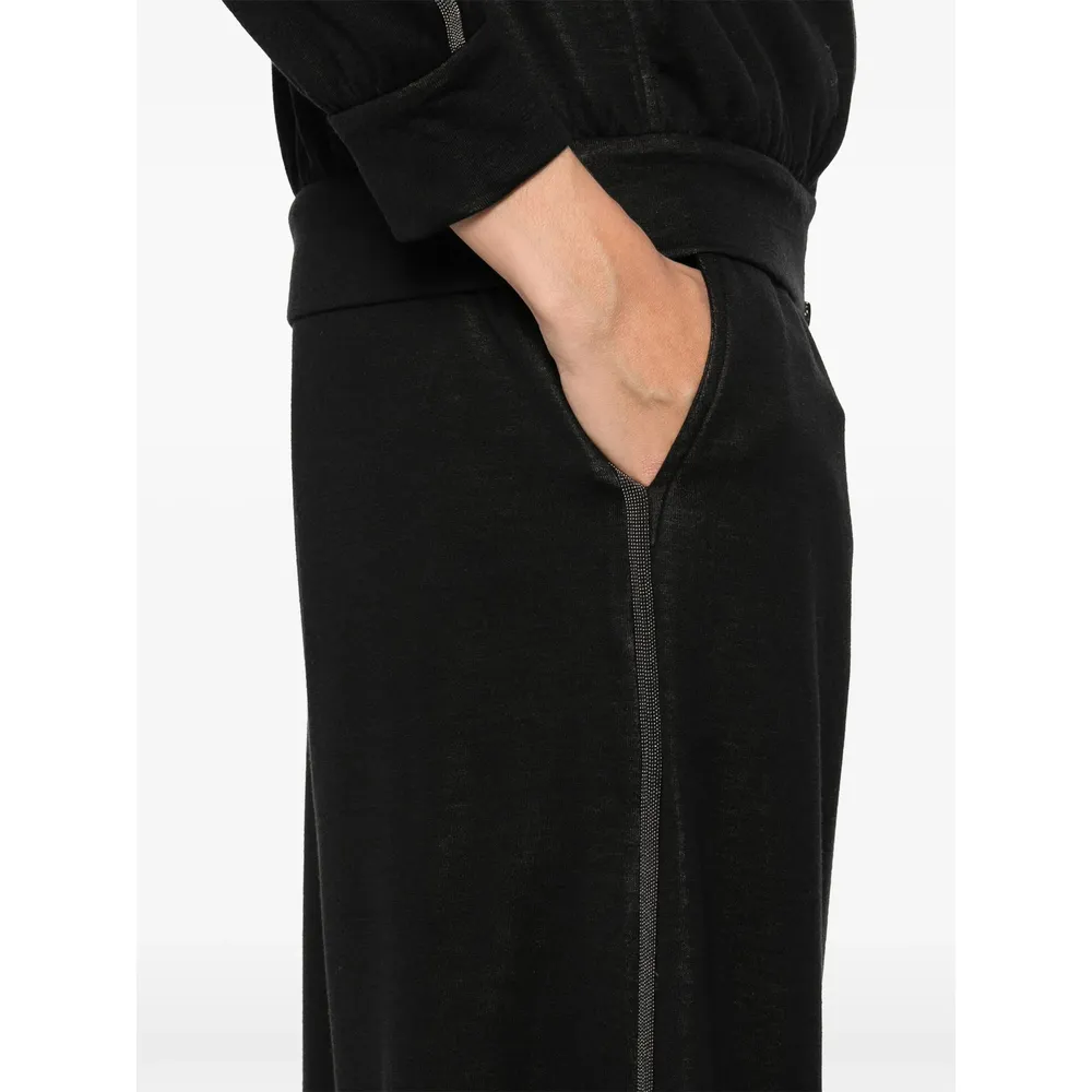 Monili Detailed Drawstring Trousers