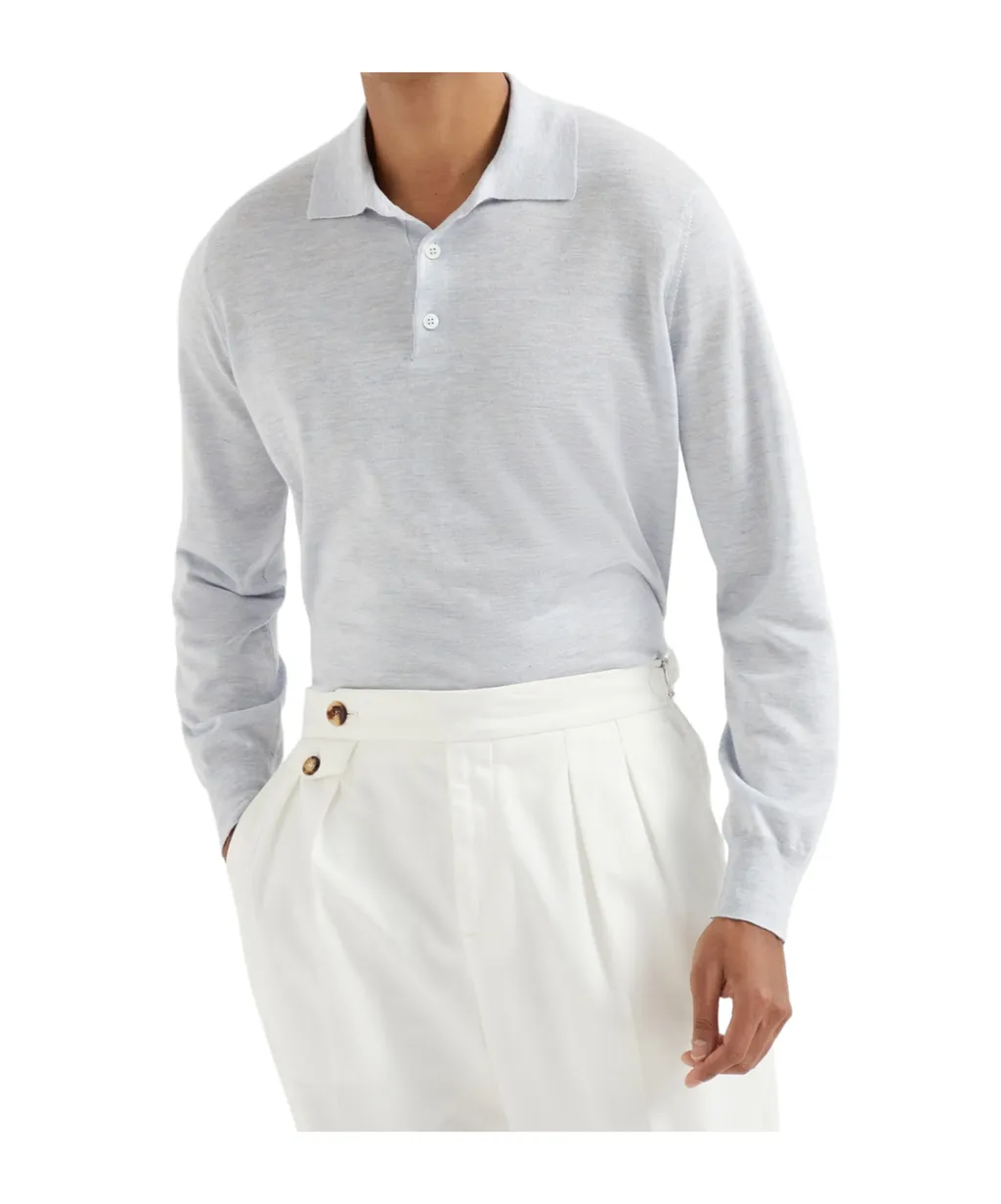 Knitted Polo Shirt