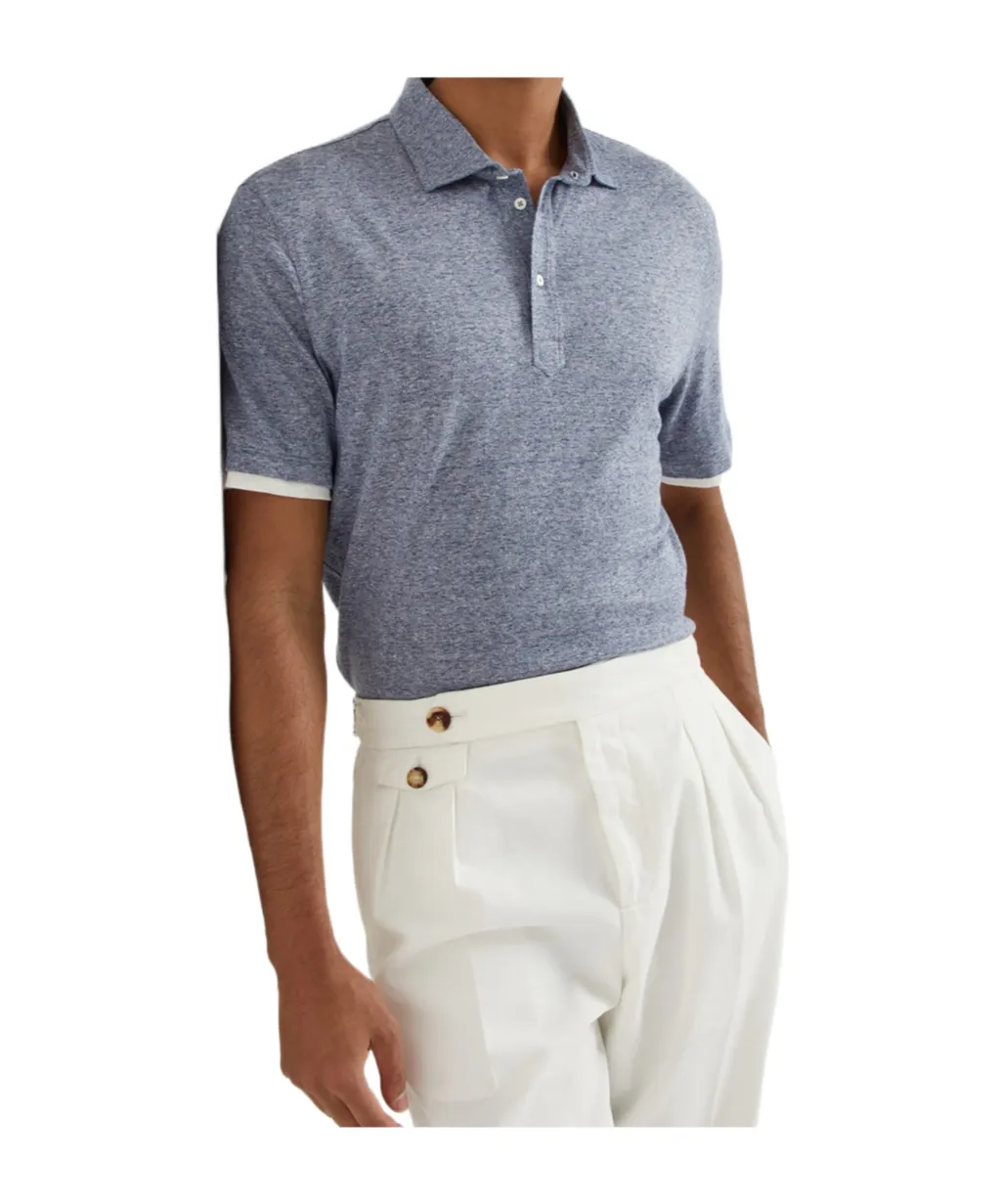 Two-Piece Collar Polo Shirt