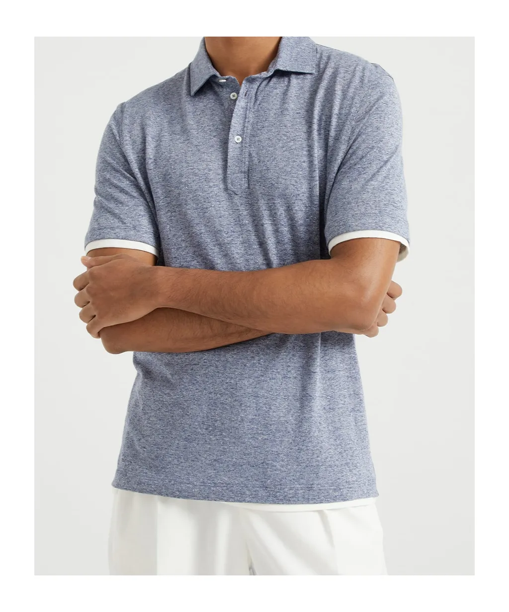 Two-Piece Collar Polo Shirt