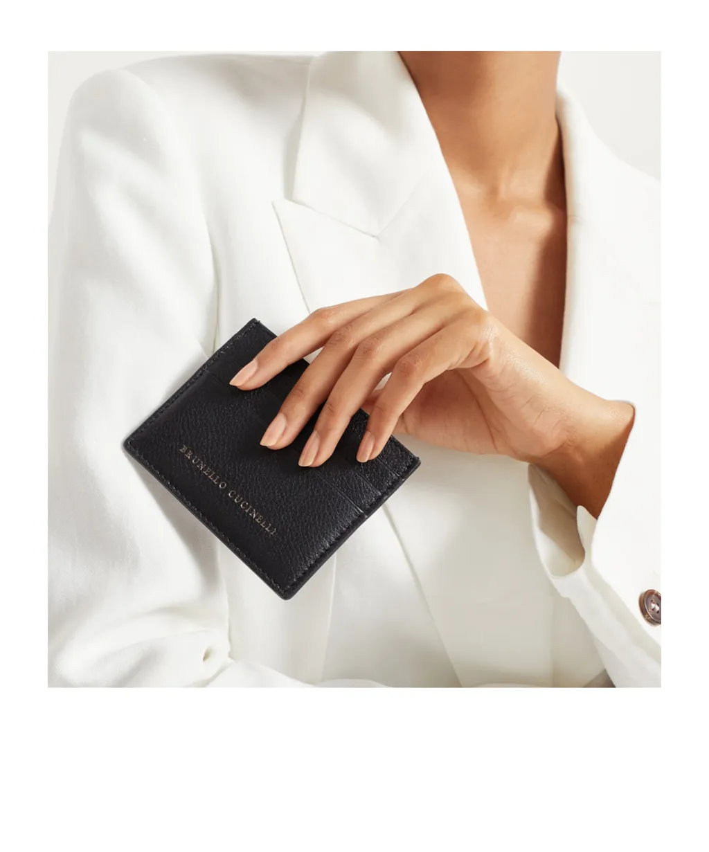 Grain Leather Card Holder