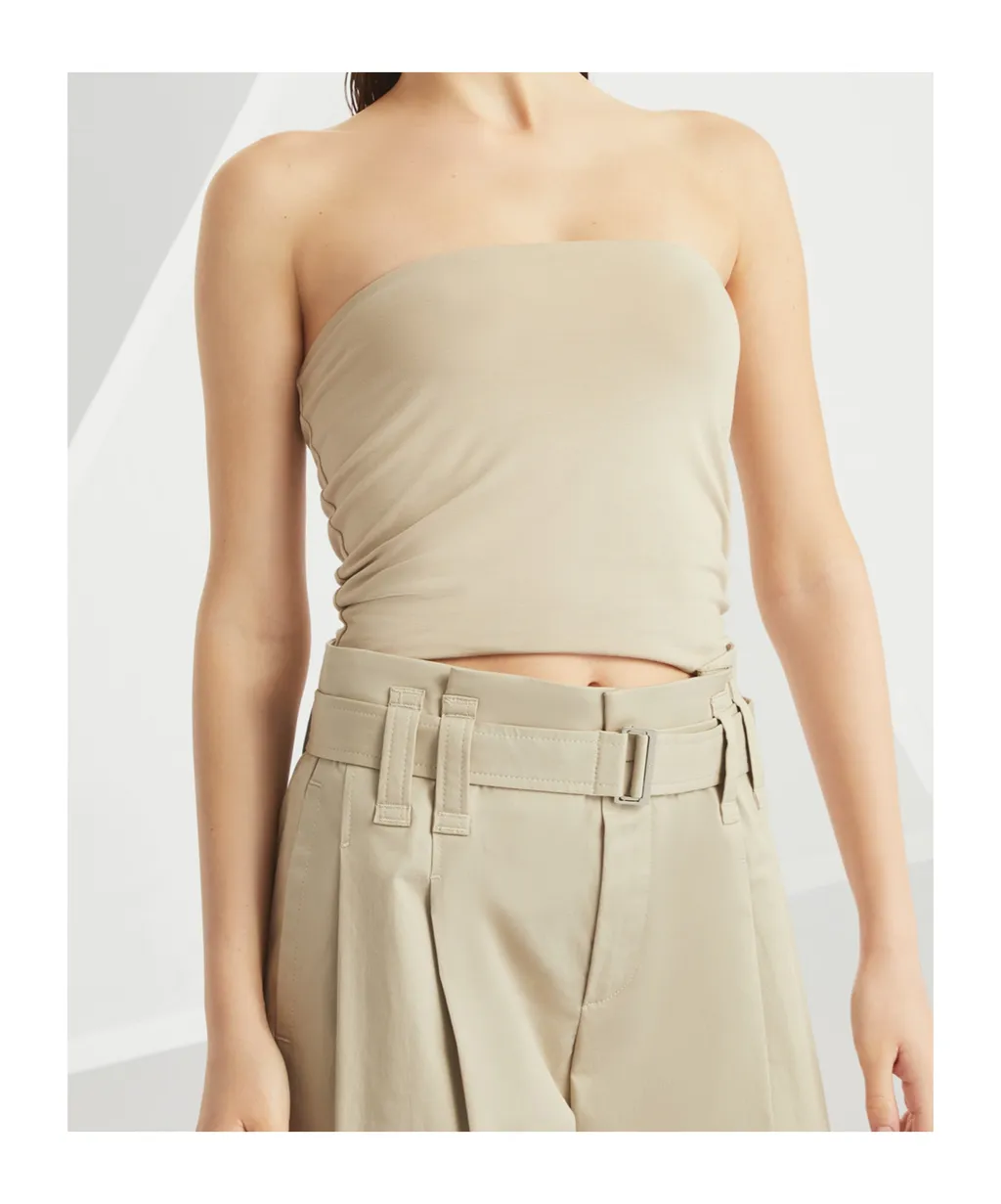 Pleat-Detailing Tailored Trousers