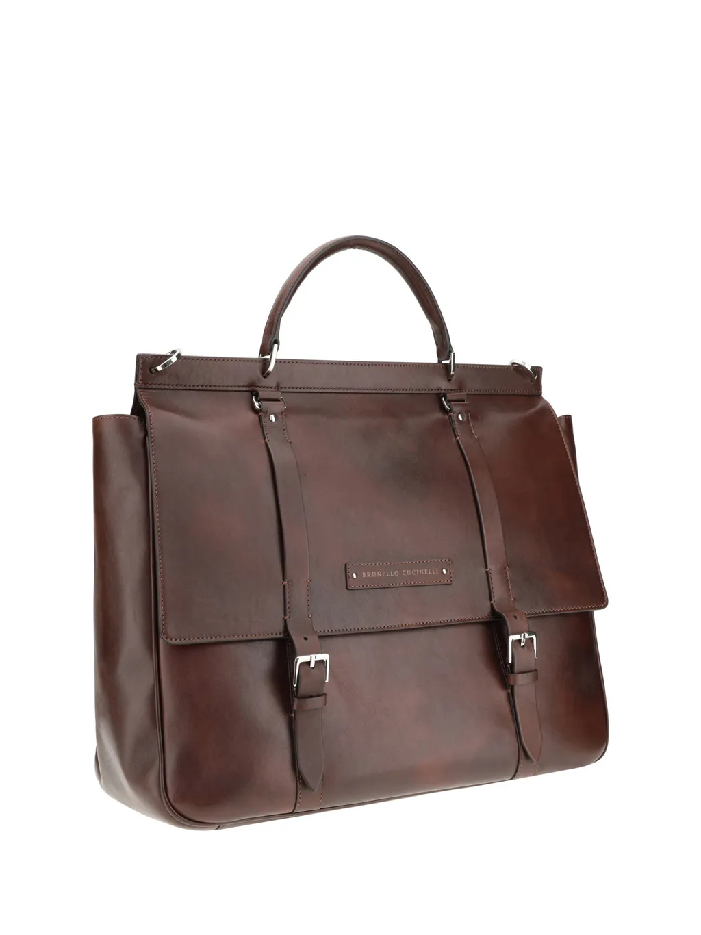 Logo Patch Foldover-Top Travel Bag