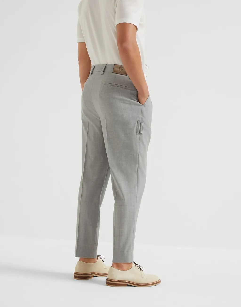 Pleated Tapered Pants