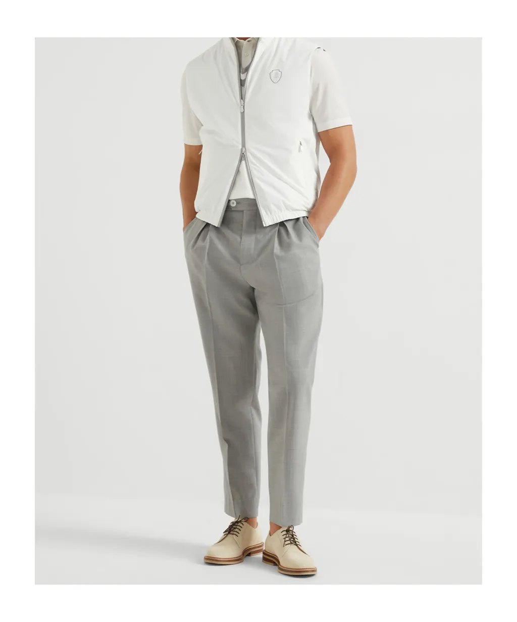 Pleated Tapered Pants