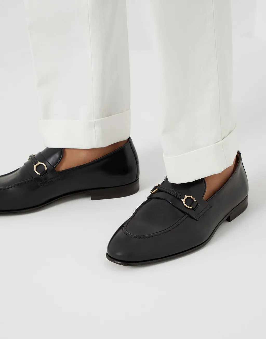 Round Head Loafer Shoes
