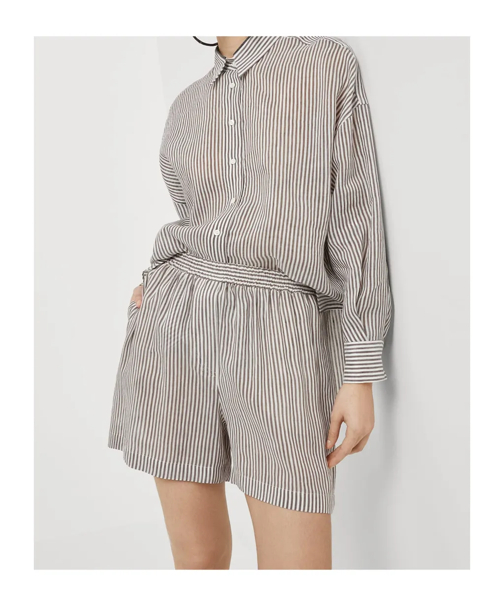 Striped Long-Sleeved Shirt