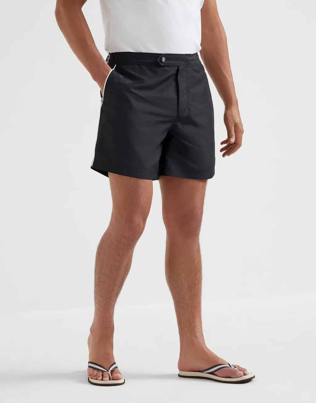 Logo Printed Swim Shorts