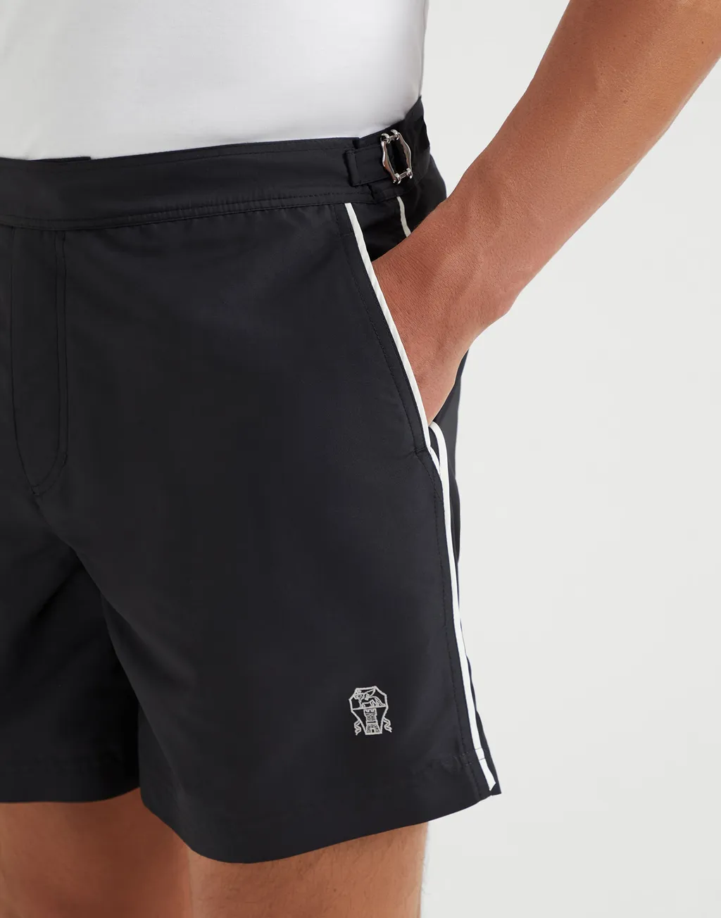 Logo Printed Swim Shorts