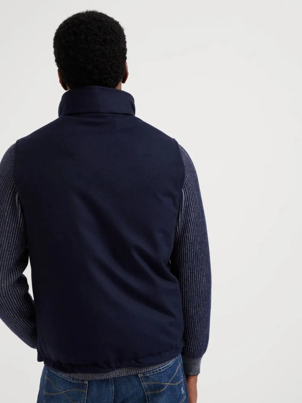 High-Necked Down Vest