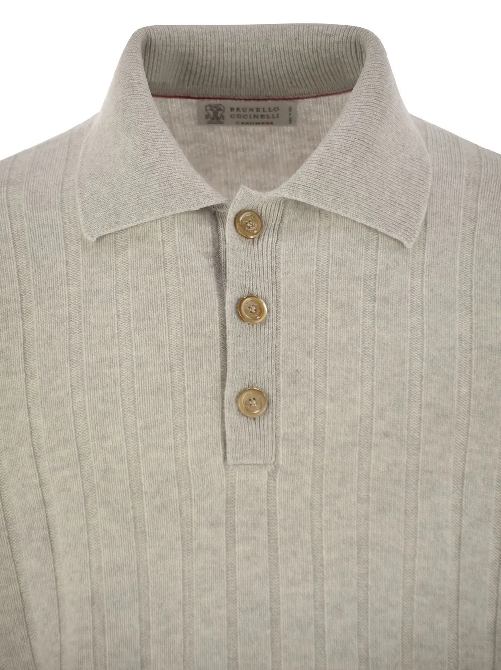 Long Sleeved Knitted Polo Jumper