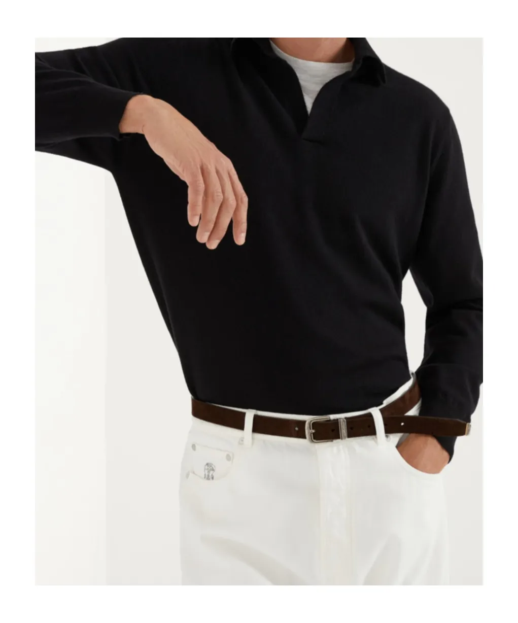 Knitted Polo Shirt