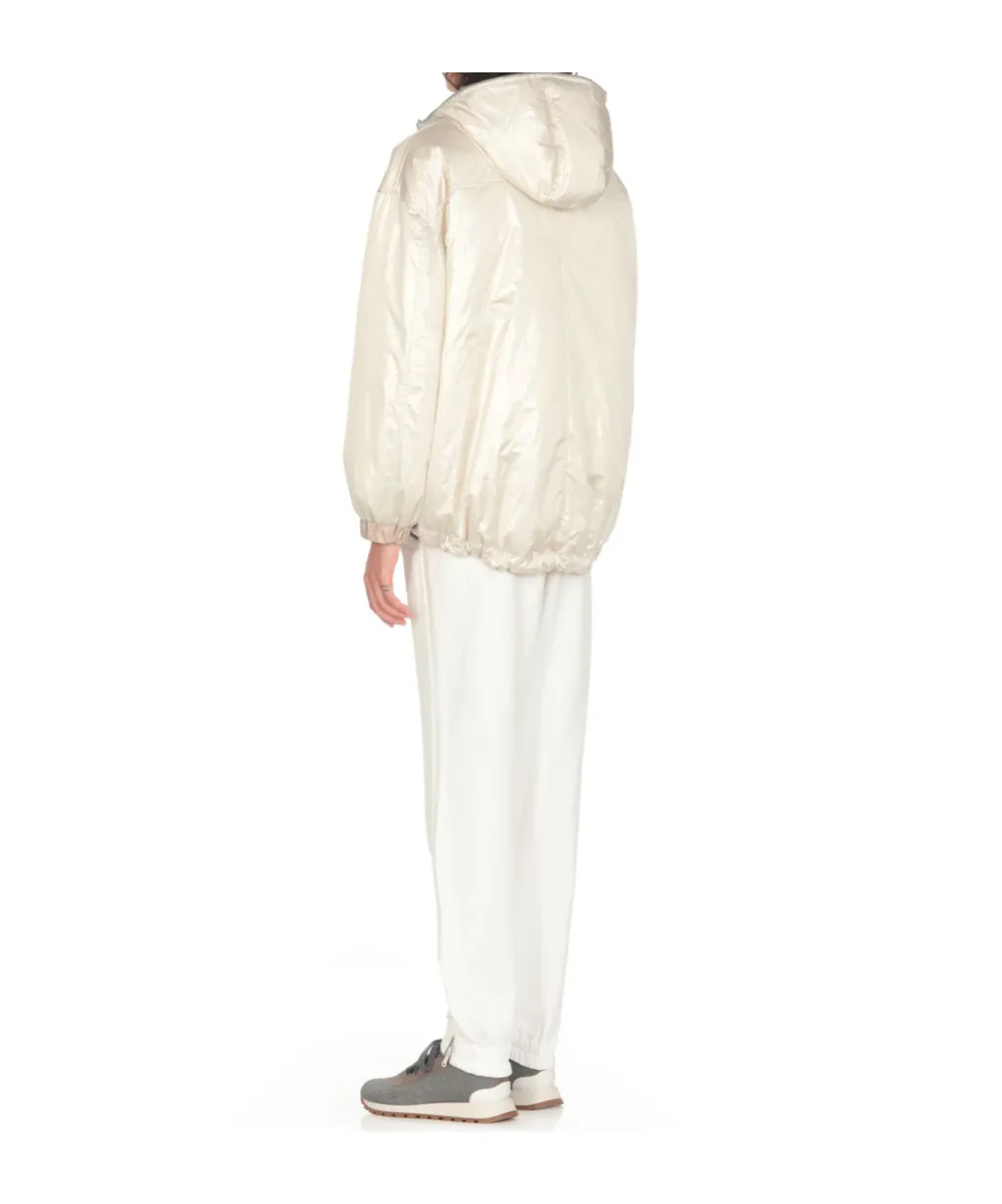 Double-Sided Hooded Down Jacket