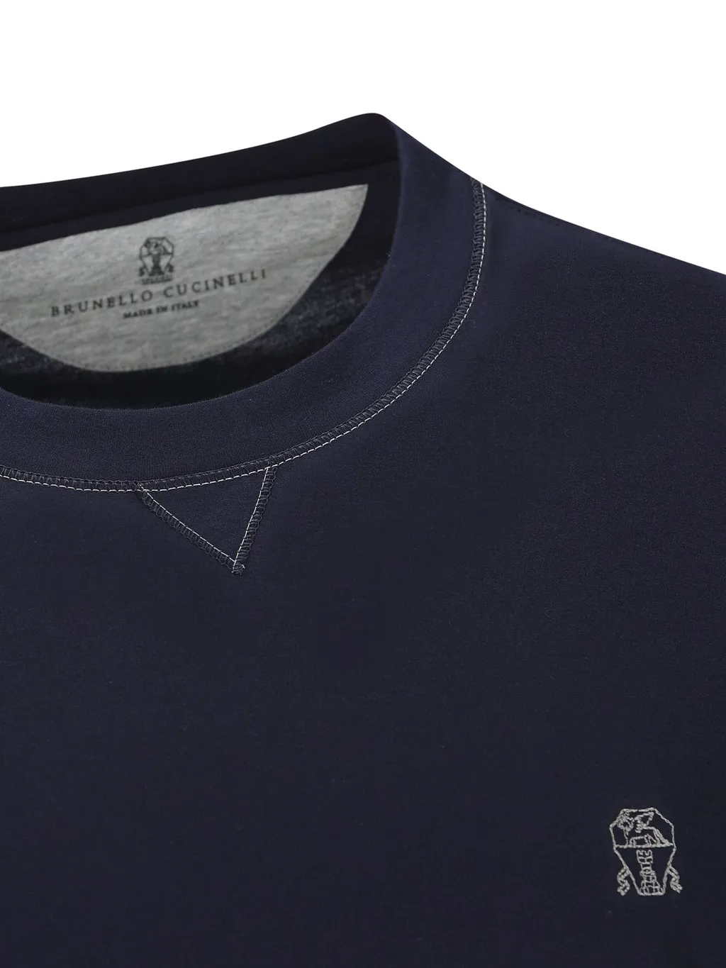 Logo Embroidered Crewneck T-Shirt