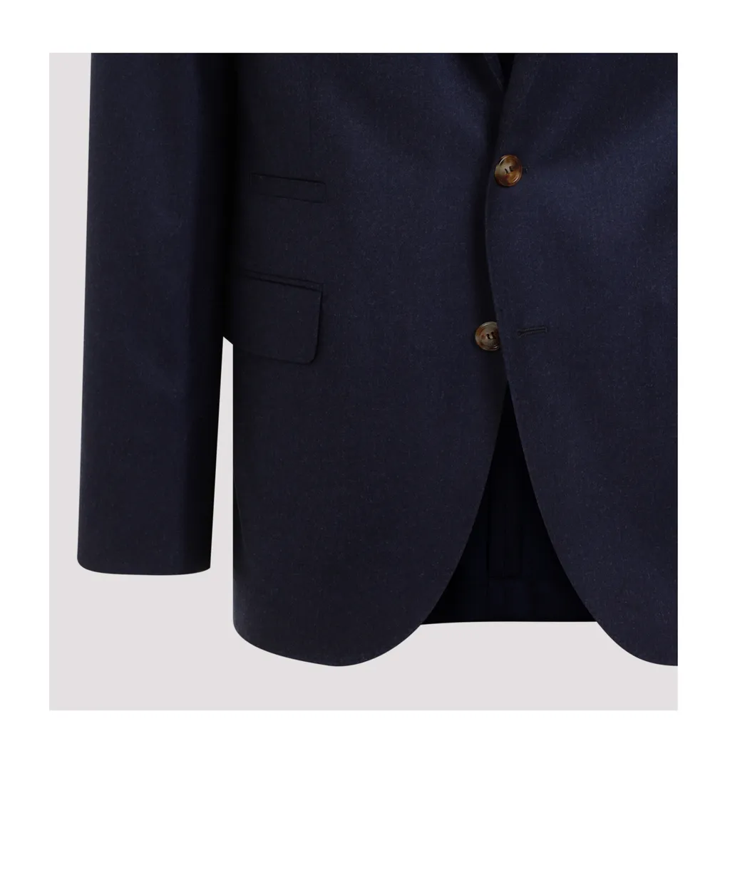 Single-Breasted Long-Sleeved Blazer