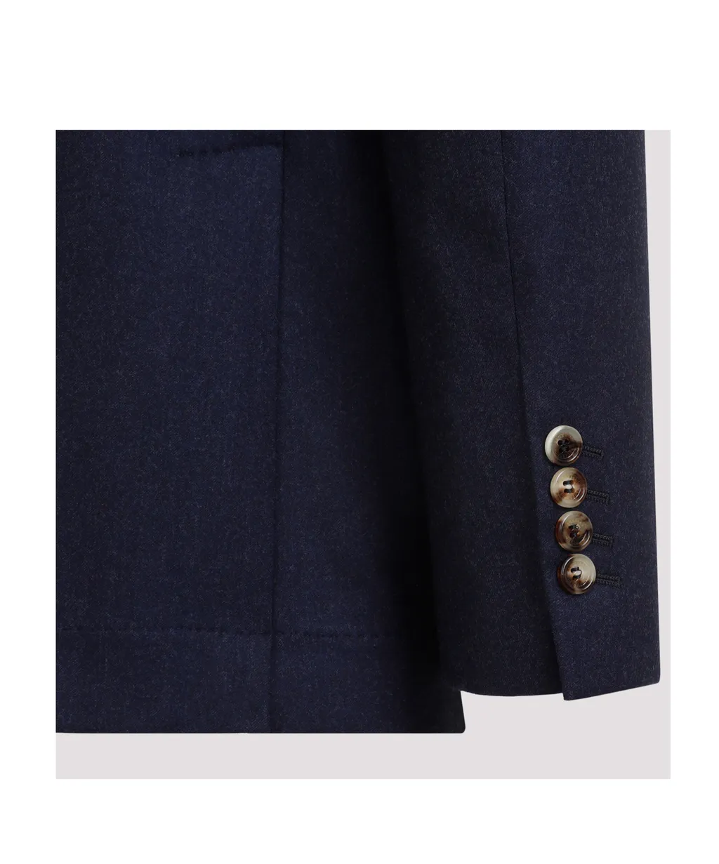 Single-Breasted Long-Sleeved Blazer