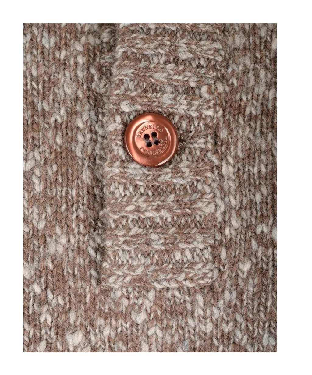 MÉLange-Effect Long-Sleeved Knitted Jumper