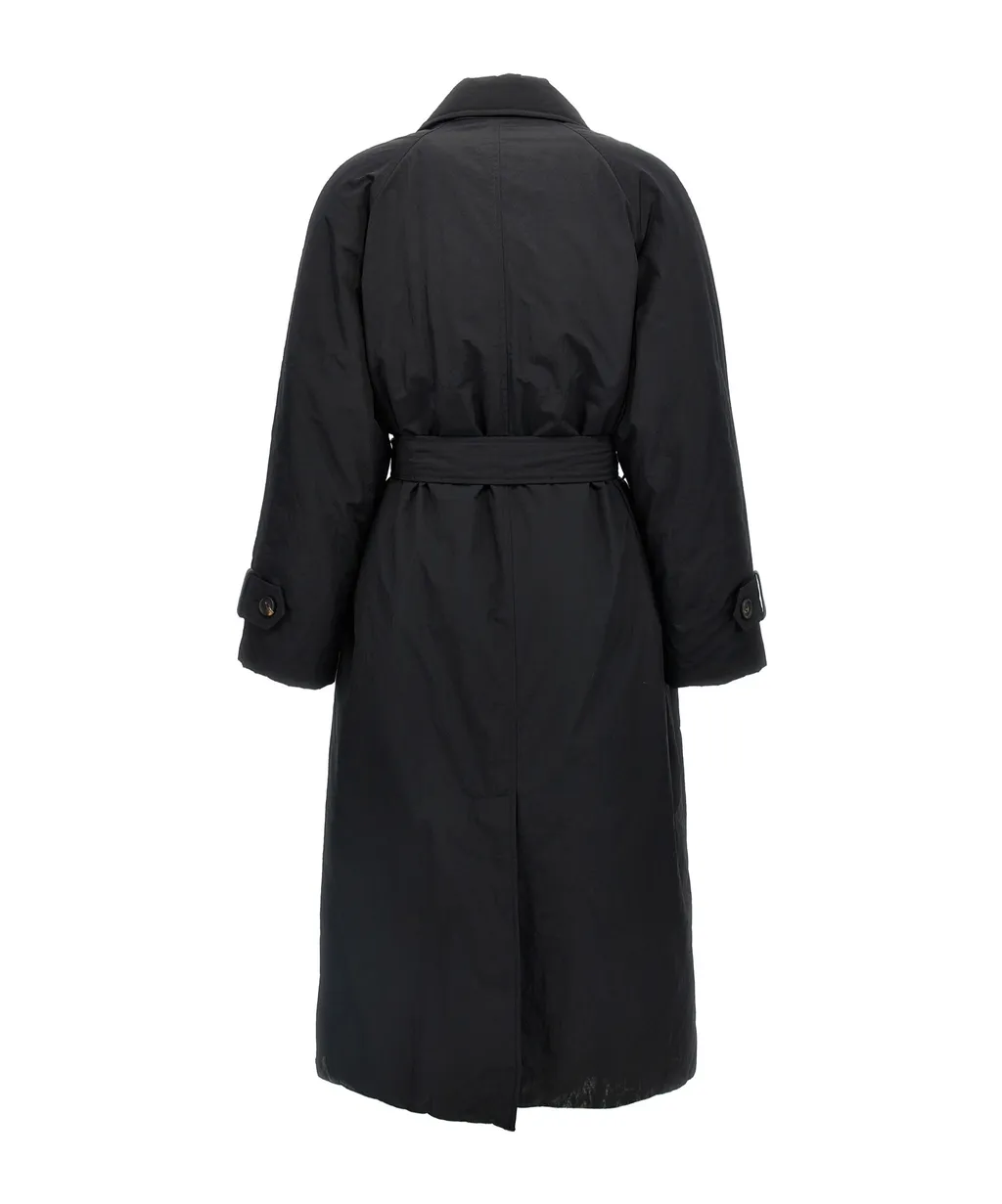 Long Belted Down Coat