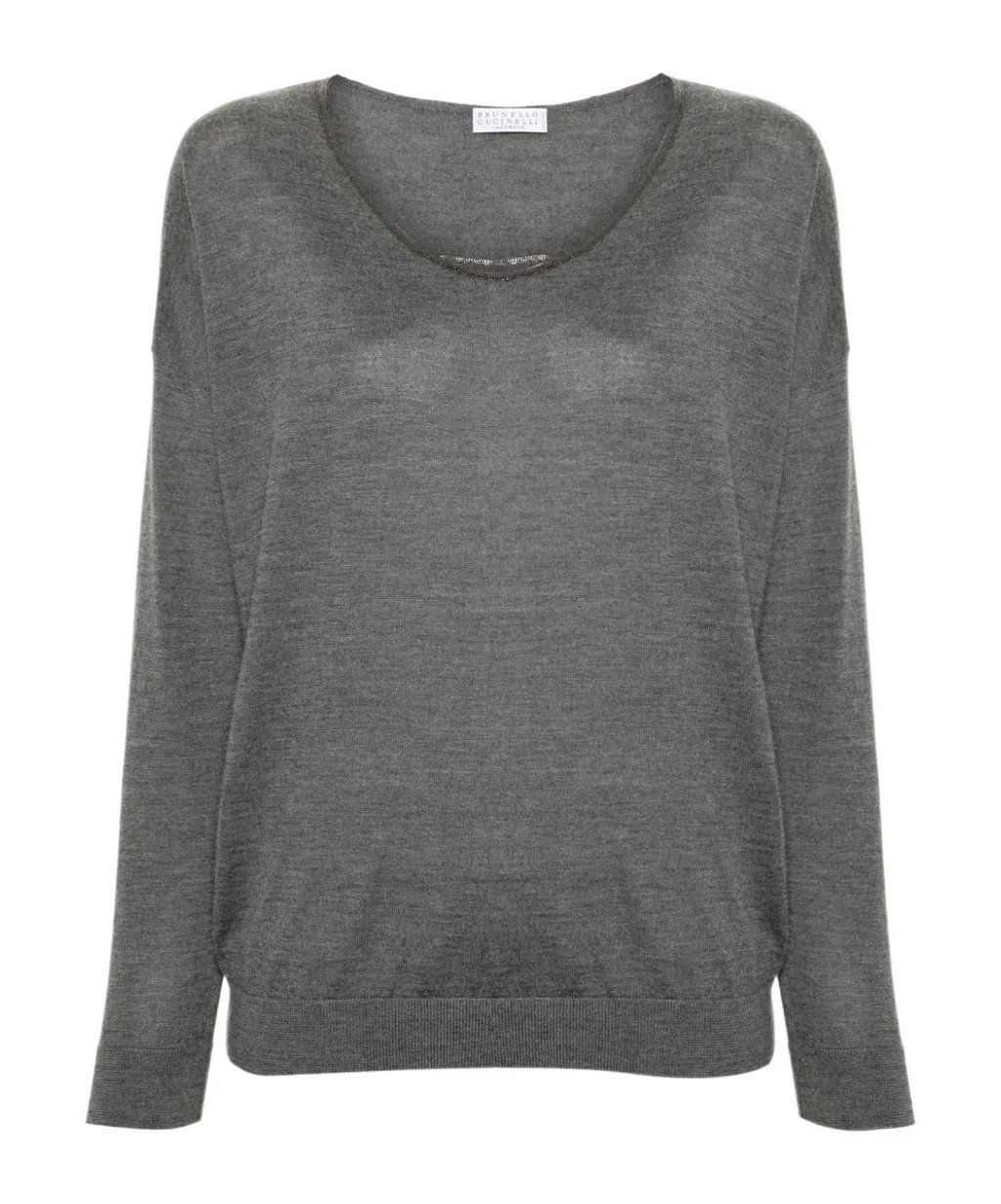 Monili-Detail Jumper