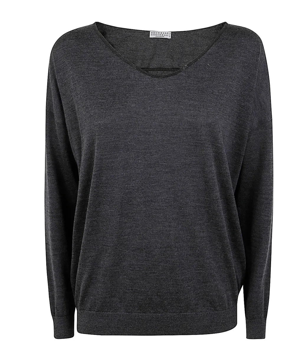 Monili-Detail Jumper