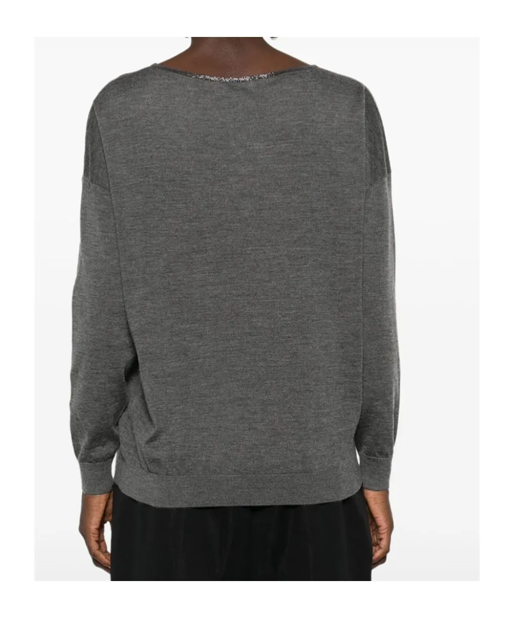 Monili-Detail Jumper