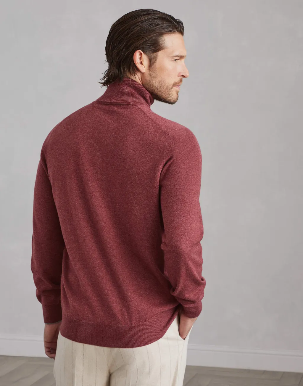 Roll-Neck Cashmere Jumper