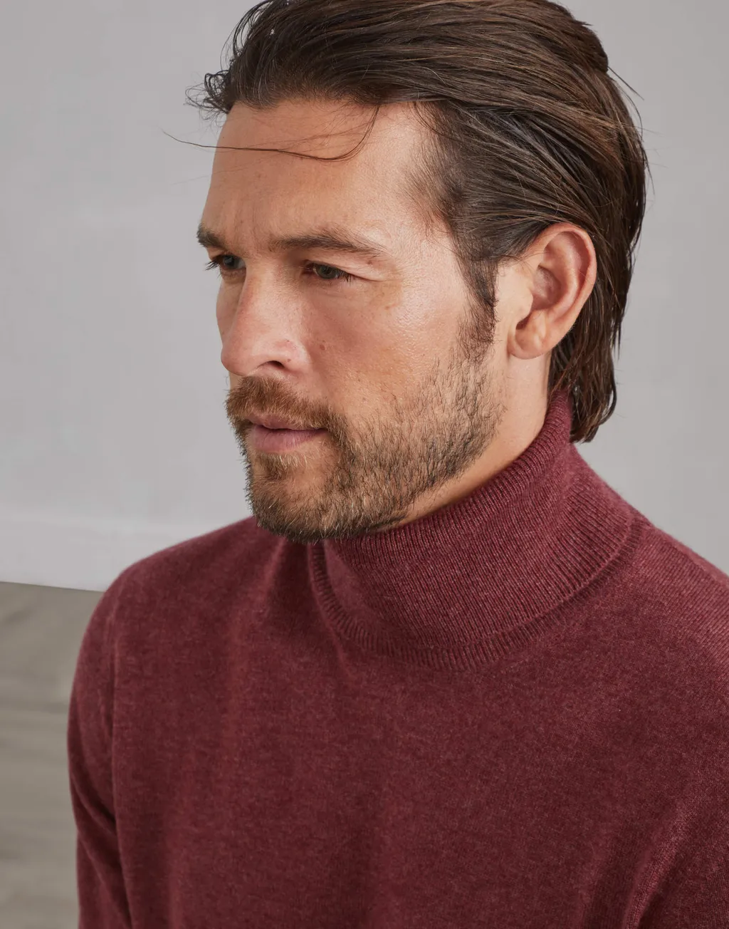 Roll-Neck Cashmere Jumper