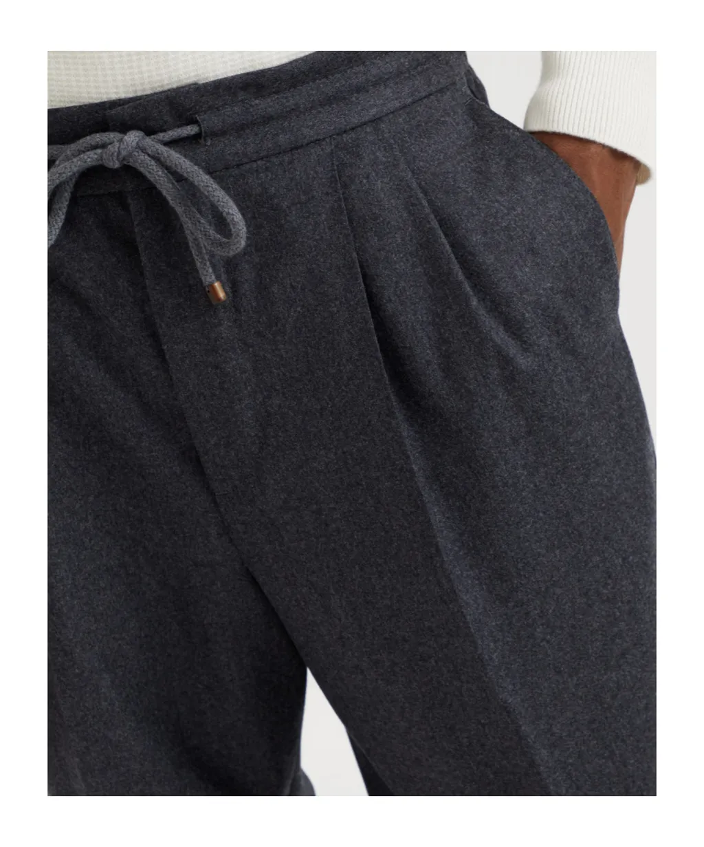 Drawstring Elastic Waist Pants