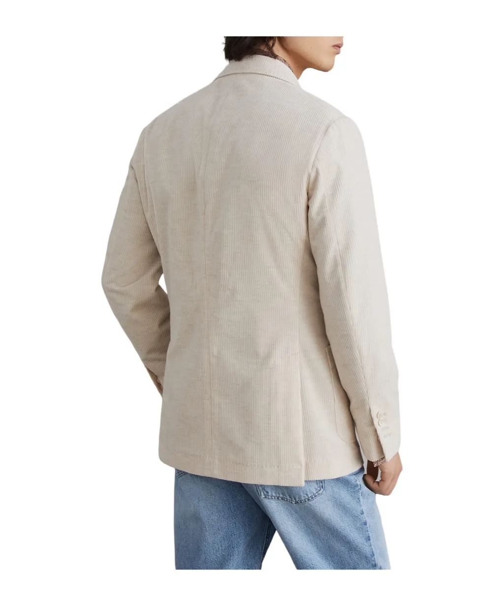 Corduroy Double Breasted Deconstructed Blazer