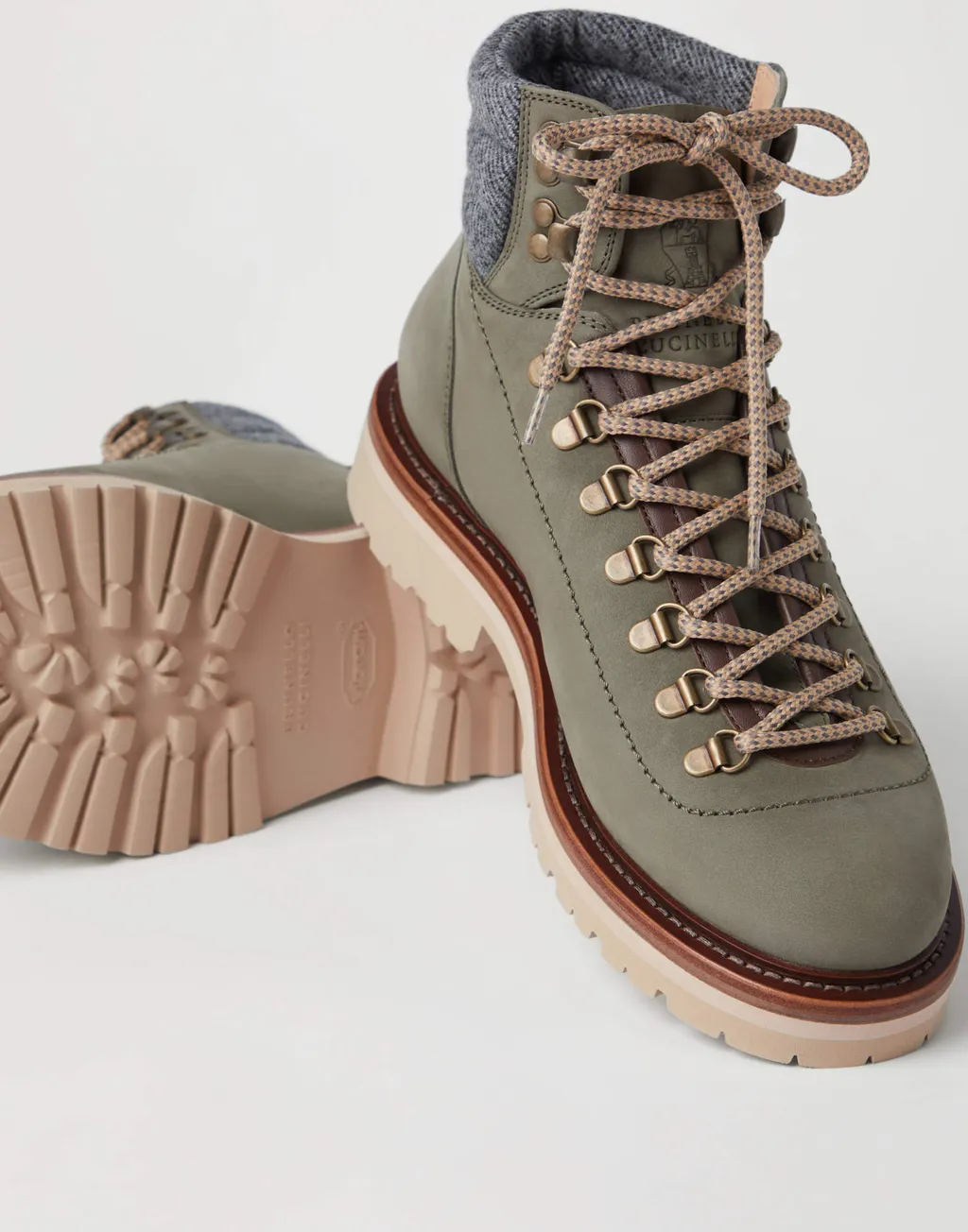 Round Toe Lace-Up Boots