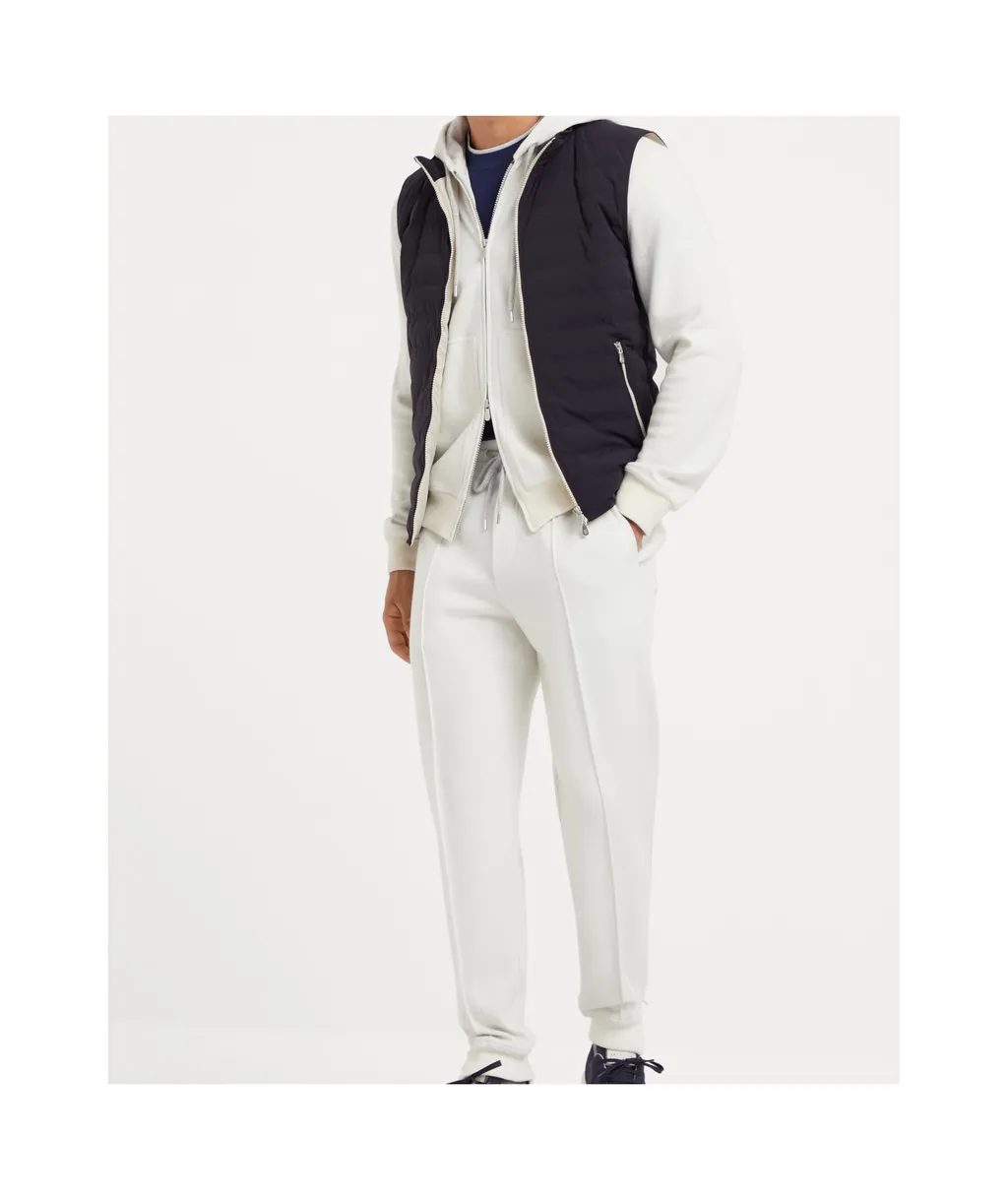 Zip-Up Jersey Hoodie