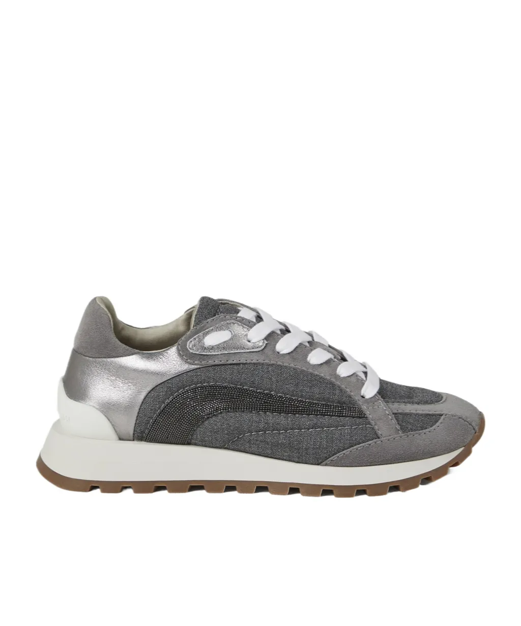 Monili-Embellished Sneakers