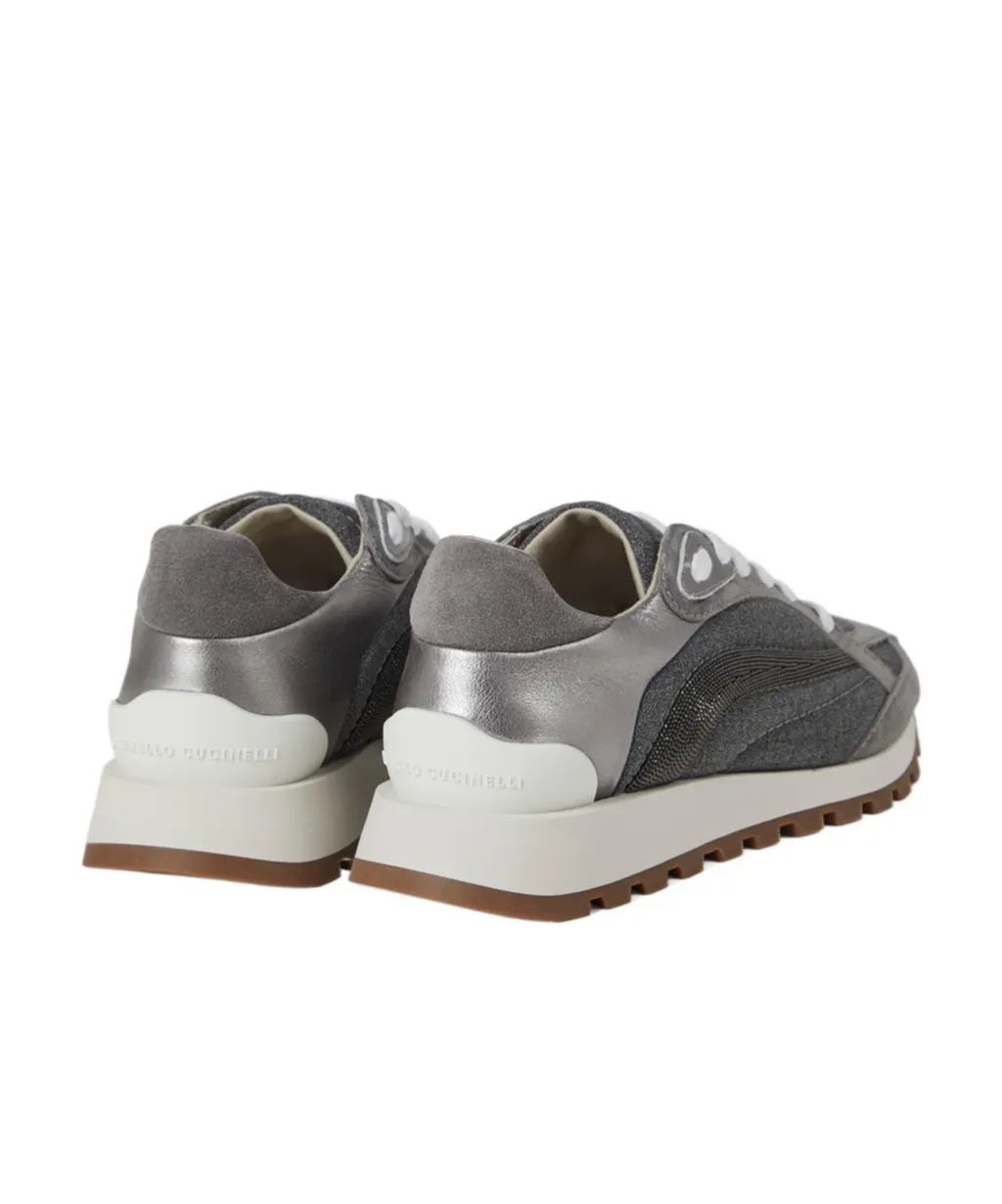 Monili-Embellished Sneakers