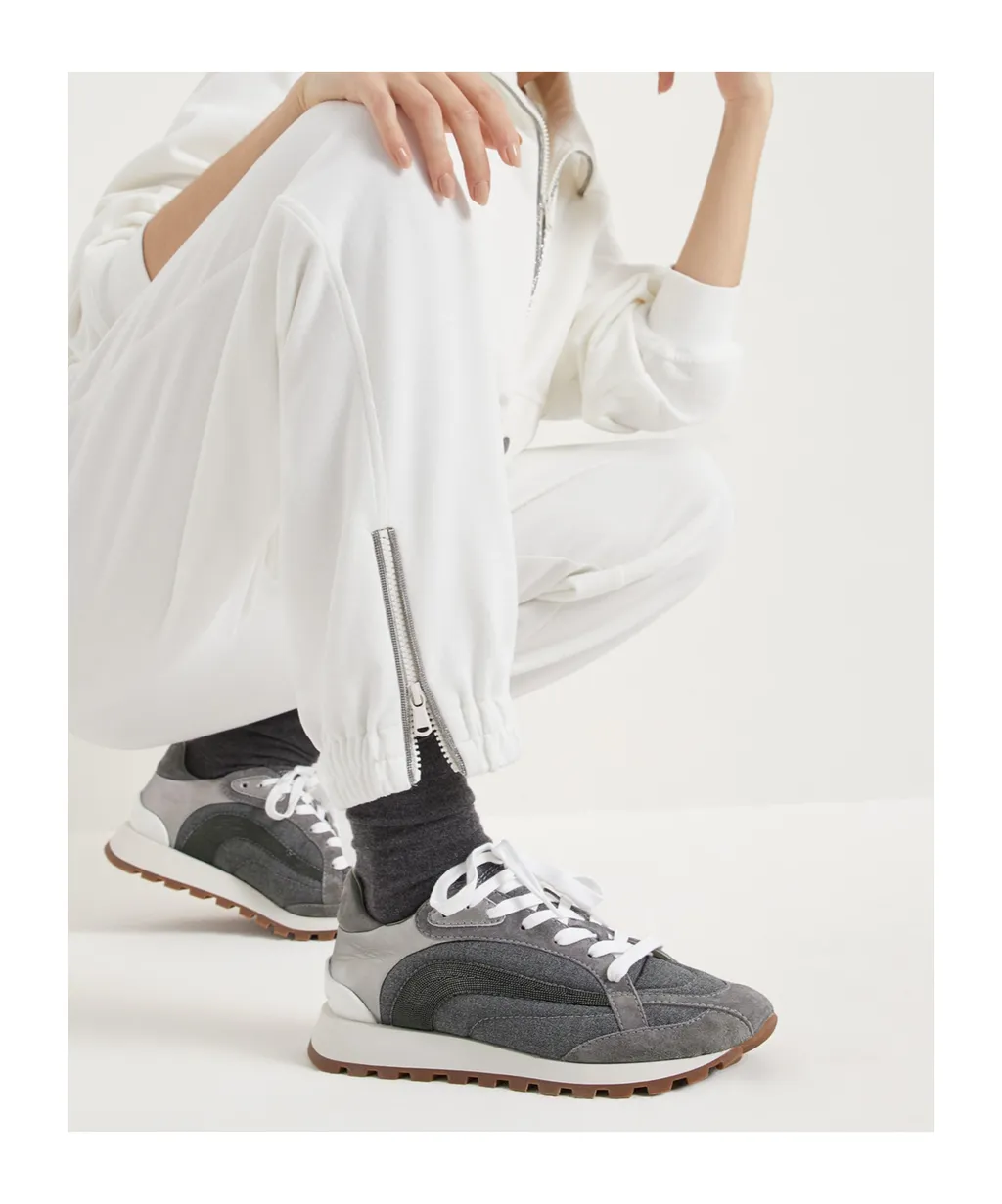 Monili-Embellished Sneakers