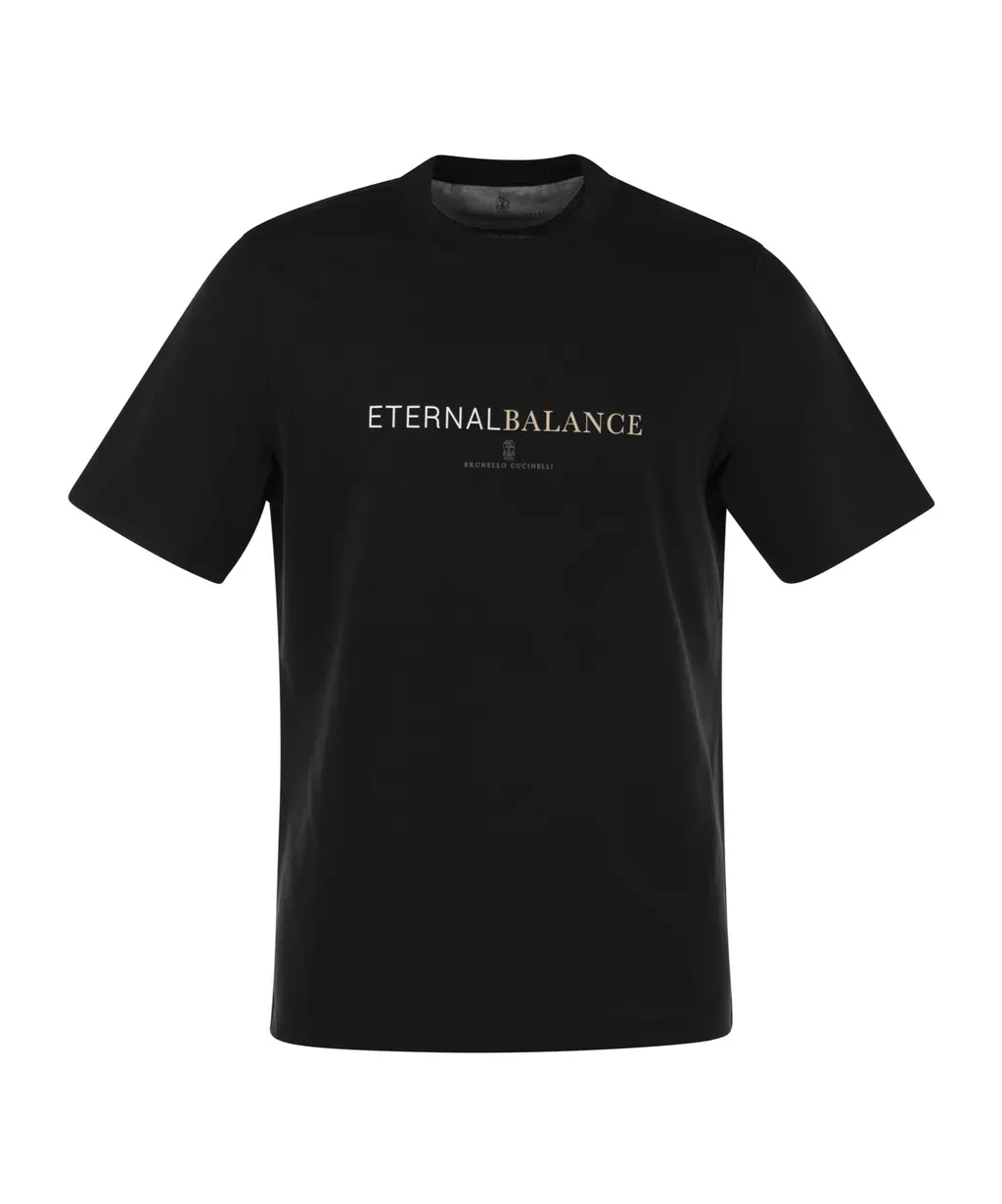 Logo Printed Crewneck T-Shirt
