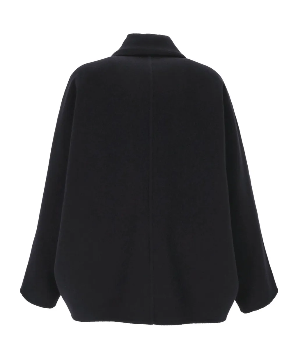 Double-Breasted Long Sleeved Coat