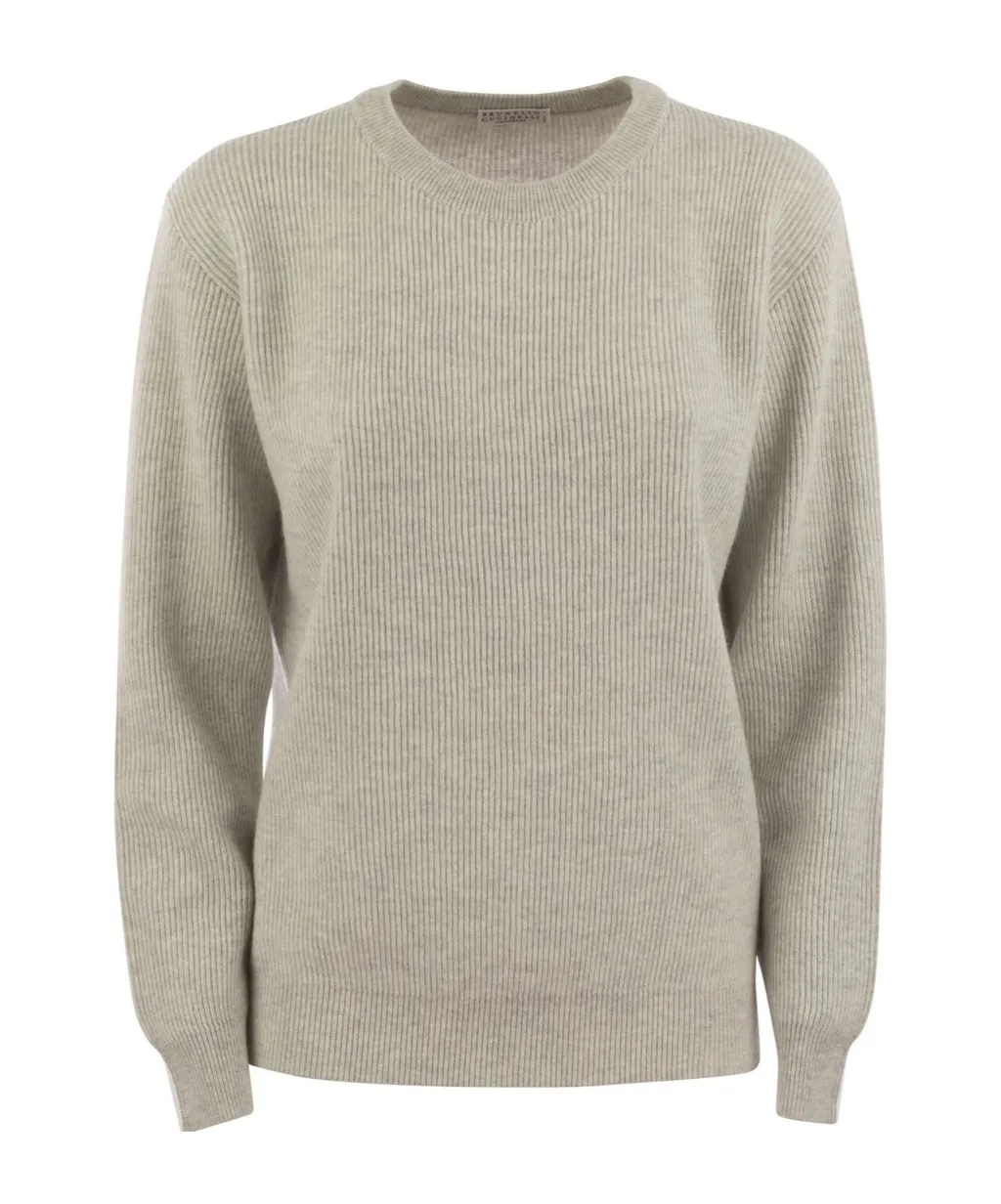 Round Neck Knitted Jumper