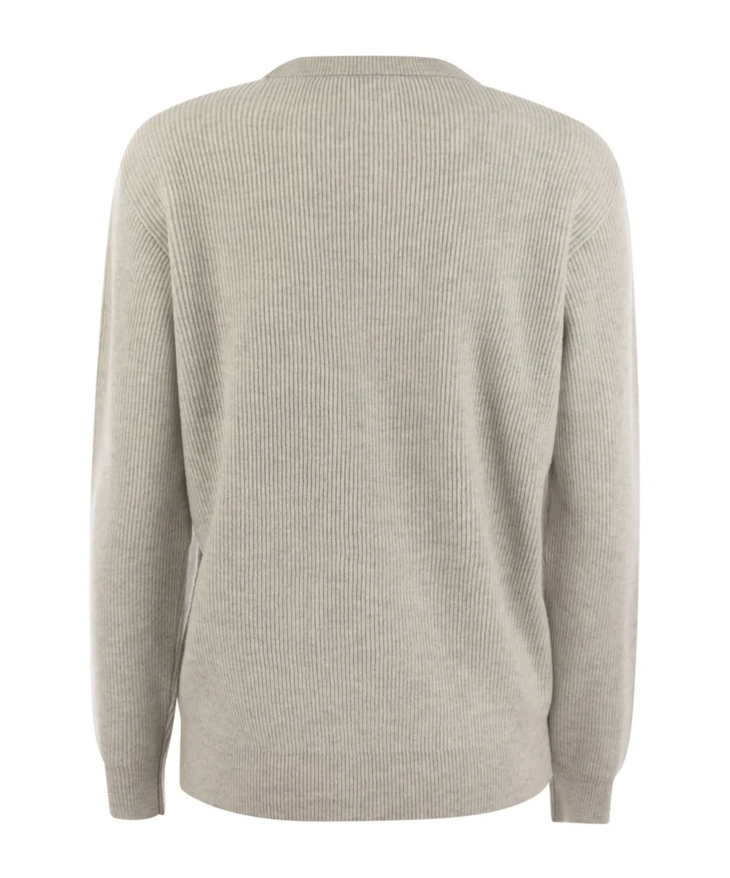 Round Neck Knitted Jumper