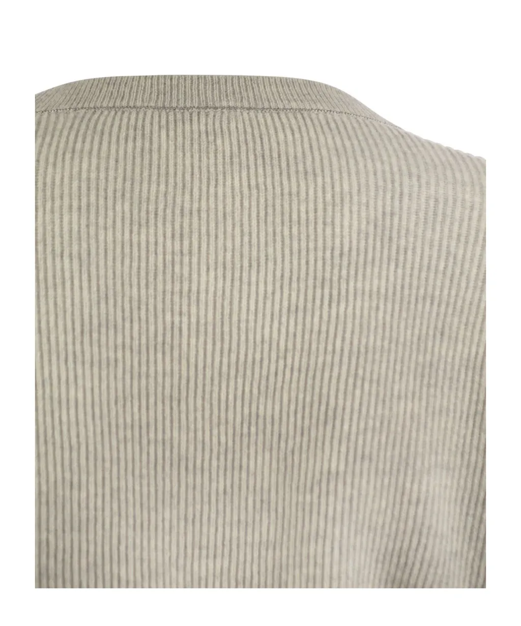 Round Neck Knitted Jumper