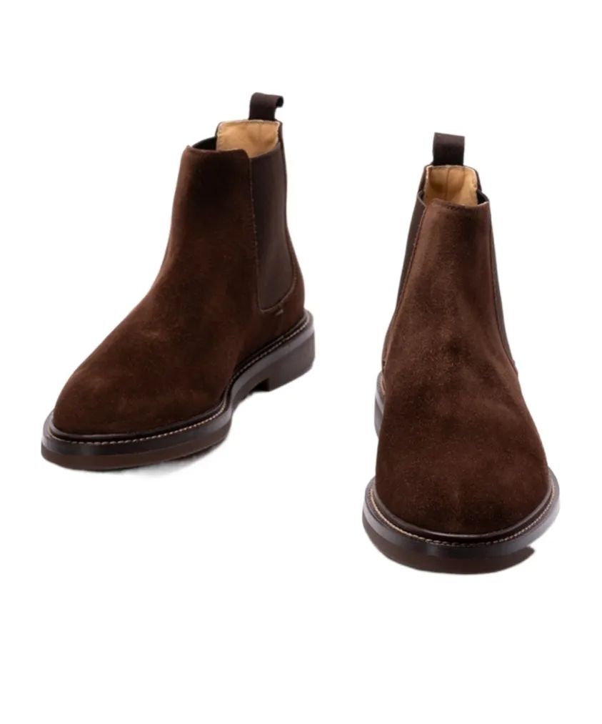 Elasticated-Panel Chelsea Ankle Boots