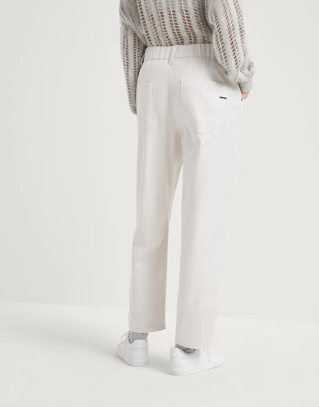 High Waist Straight Leg Trousers