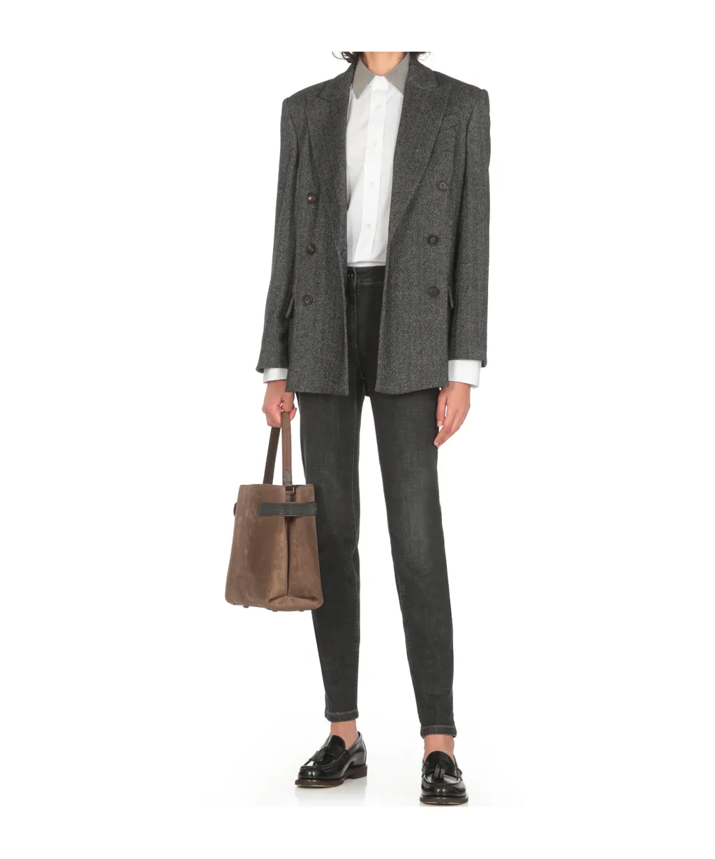 Long-Sleeved Button-Up Shirt